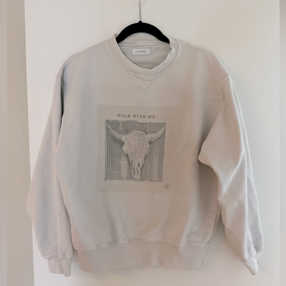Anine Bing Walk with Me crewneck